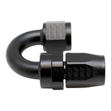 Deatschwerks 8AN Female Swivel 180-Degree Hose End CPE, Anodized Matte Black