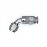 Deatschwerks 6 AN Female Flare Swivel (Incl Ferule/Olive) 60-Degree Hose End PTFE, Anodized DW Titanium