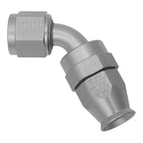 Deatschwerks 8 AN Female Flare Swivel (Incl Ferule/Olive) 60-Degree Hose End PTFE, Anodized DW Titanium
