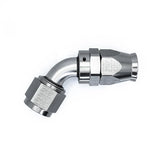 Deatschwerks 10AN Female Flare Swivel (Incl Ferule/Olive) 60-Degree Hose End PTFE, Anodized DW Titanium