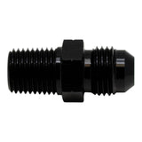 Deatschwerks 6AN Male Flare to 1/4 Inch Male NPT Adapter, Anodized Matte Black