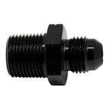 Deatschwerks 6AN Male Flare to 3/8 Inch Male NPT Adapter, Anodized Matte Black