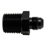 Deatschwerks 6AN Male Flare to 1/2 Inch Male NPT Adapter, Anodized Matte Black