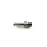 Deatschwerks 1/8 Inch NPT Male Thread to 1/4 Inch Single Hose Barb Adapter, Anodized DW Titanium