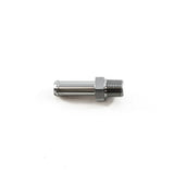 Deatschwerks 1/8 Inch NPT Male Thread to 5/16 Inch Single Hose Barb Adapter, Anodized DW Titanium