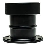 Deatschwerks Straight Filler Neck/w Cap, Matte Black