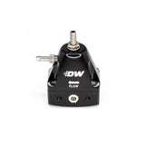 Deatschwerks DWR1000iL in-line adjustable fuel pressure regulator, universal fitment - black