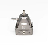 Deatschwerks DWR1000iL in-line adjustable fuel pressure regulator, universal fitment - titanium