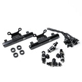 Deatschwerks Subaru side feed to top feed fuel rail conversion kit and 1200cc fuel injectors for 04-06 STI and Legacy GT