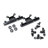 Deatschwerks Subaru side feed to top feed fuel rail conversion kit and 1500cc fuel injectors for 04-06 STI and Legacy GT