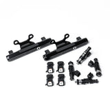 Deatschwerks Subaru top feed fuel rail upgrade kit with 1000cc injectors for MPFI WRX 2002-2014, STI 2007-2015, and Legacy GT 2007-2012