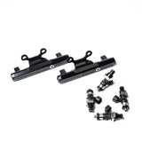 Deatschwerks Subaru top feed fuel rail upgrade kit with 2200cc injectors for MPFI WRX 2002-2014, STI 2007-2015, and Legacy GT 2007-2012