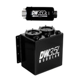 Deatschwerks 3.5L modular surge tank, universal. Includes 1 350iL In-line Fuel Pump