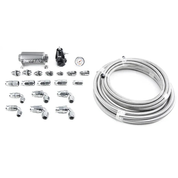 Deatschwerks DW400 Pump Module Return Plumbing Kit SS PTFE for 2005-19 Yukon, Tahoe 4.8, 5.3, 6.0, 6.2 V8