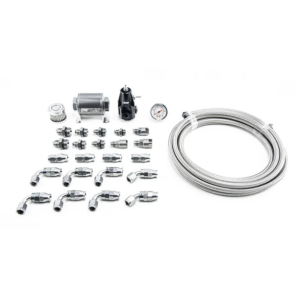 Deatschwerks DW400 Pump Module Return Plumbing Kit SS PTFE for 2001-15 Honda Civic