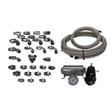 Deatschwerks X2 Series Pump Module -8AN feed with -6AN return CPE Plumbing Kit 2008+ Subaru