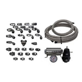 Deatschwerks X2 Series Pump Module -8AN feed with -6AN return PTFE Plumbing Kit for 2008+ Subaru