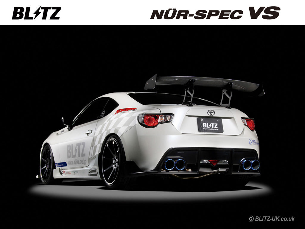 Blitz Nur Spec VSR Exhaust System -  GT86 TRD Bumper Only