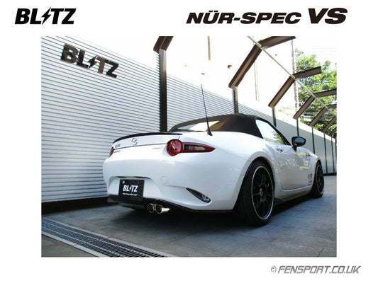 Blitz Nur Spec VS Exhaust System - Twin - MX5 1.5 ND5