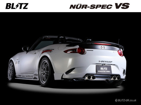 Blitz Nur Spec VS Exhaust System - Quad - MX5 1.5 ND5