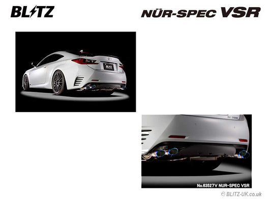 Blitz Nur Spec VSR Exhaust System -  Lexus RC200t