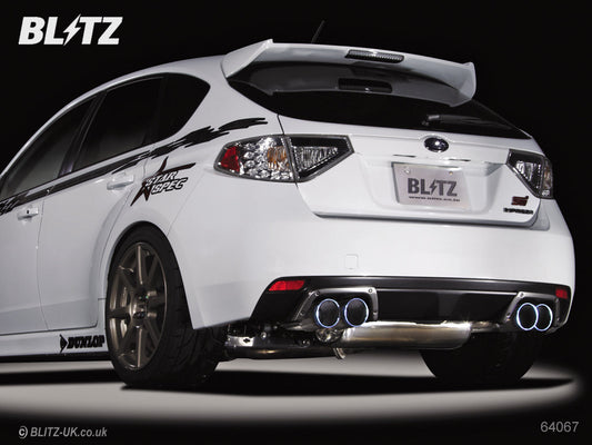 Blitz - Nur Spec CTI - Quad Exhaust System - Impreza GRB-GRF