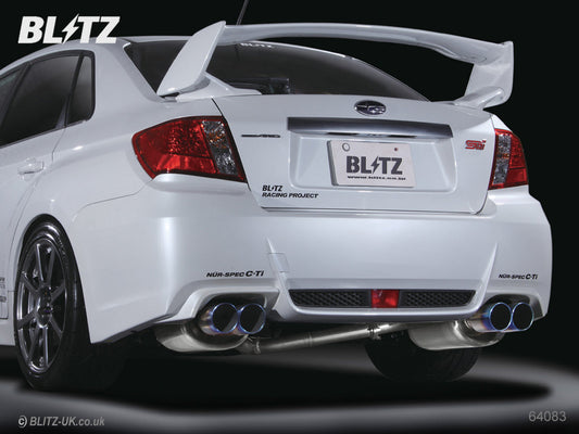 Blitz -  Nur Spec CTi Quad Titanium Tailpipe - Impreza GVB  & GVF