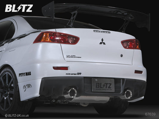 Blitz Nur Spec DT Exhaust System - Evo 10, Evo X