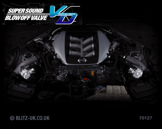 Blitz VD Polished Twin Dump Valve - Blow Off Valve - GTR R35