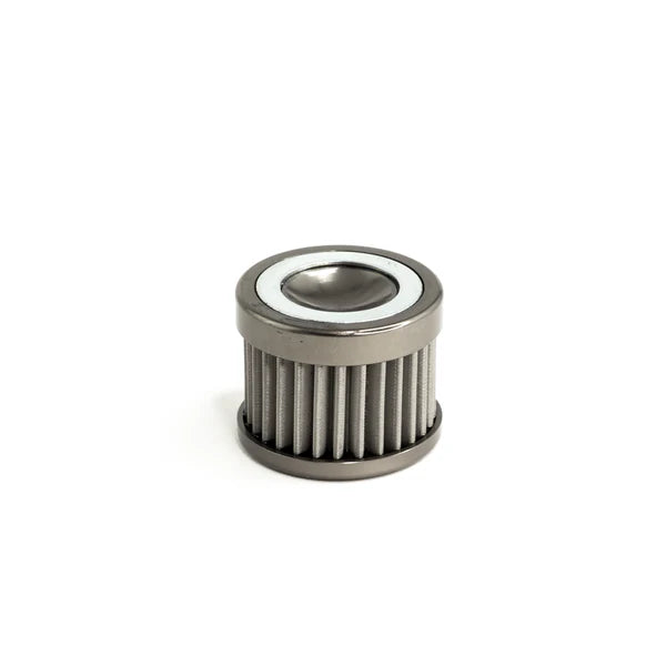 Deatschwerks In-line fuel filter element, stainless steel 40 micron. Fits DW 70mm housing. Universal