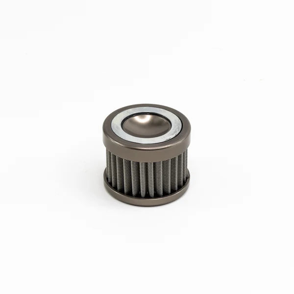 Deatschwerks In-line fuel filter element, stainless steel 100 micron. Fits with DW 70mm housing. Universal