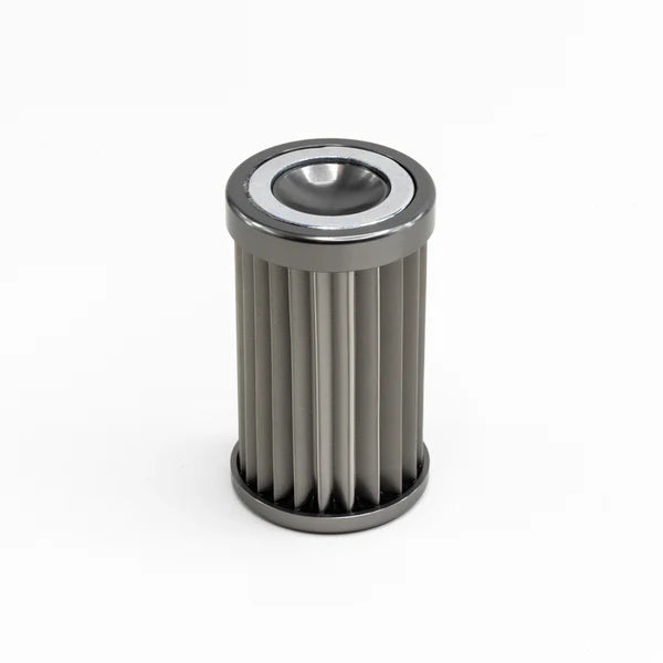 Deatschwerks In-line fuel filter element, stainless steel 10 micron. Fits DW 110mm housing, Universal