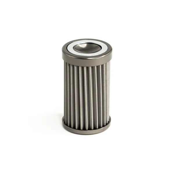 Deatschwerks In-line fuel filter element, stainless steel 40 micron. Fits DW 110mm housing, Universal