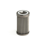 Deatschwerks In-line fuel filter element, stainless steel 40 micron. Fits DW 110mm housing, Universal