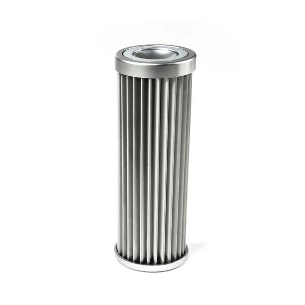 Deatschwerks In-line fuel filter element, stainless steel 5 micron. Fits DW 160mm housing. Universal