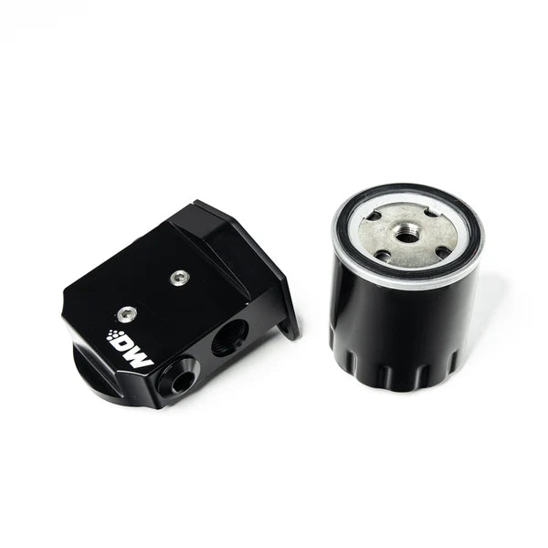 Deatschwerks Universal Spin-on Filter Kit with disposable spin-on fuel filter element, 5 micron. E85 compatible. Universal