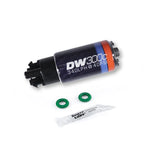 Deatschwerks DW300C series, 340lph compact fuel pump w/ mounting clips w /Install Kit for R35 GTR 2009-2021. *Two req