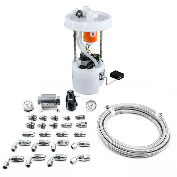 Deatschwerks DW400 Pump Module + Return Kit SS PTFE for 8th Gen 2006-11 Honda Civic Si K20