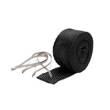 DEi Exhaust Wrap & Ties Kit 2" x 25 ft - TITANIUM Black