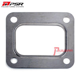 Standard T4 Stainless Steel Turbocharger Turbine Inlet Intake Gasket 4 Bolts T04