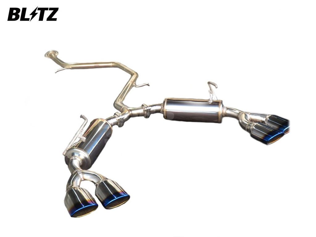 Blitz Nur Spec VSR Quad Exhaust Sytem - GT86 & BRZ  - Blitz Rear Bumper Only