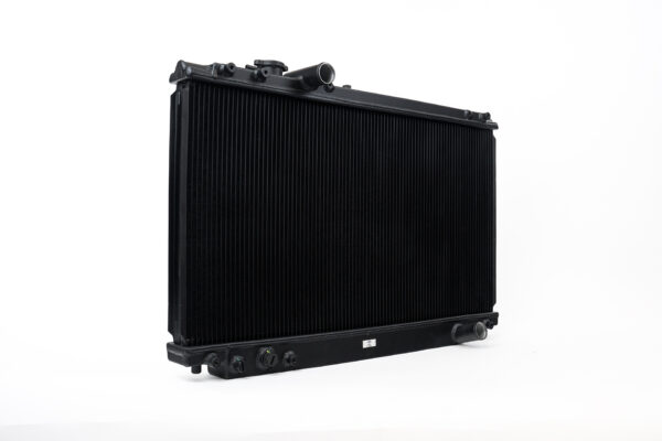 CSF high-performance all-aluminum radiator mk4 supra - Black Finish for High-End Stealth Look