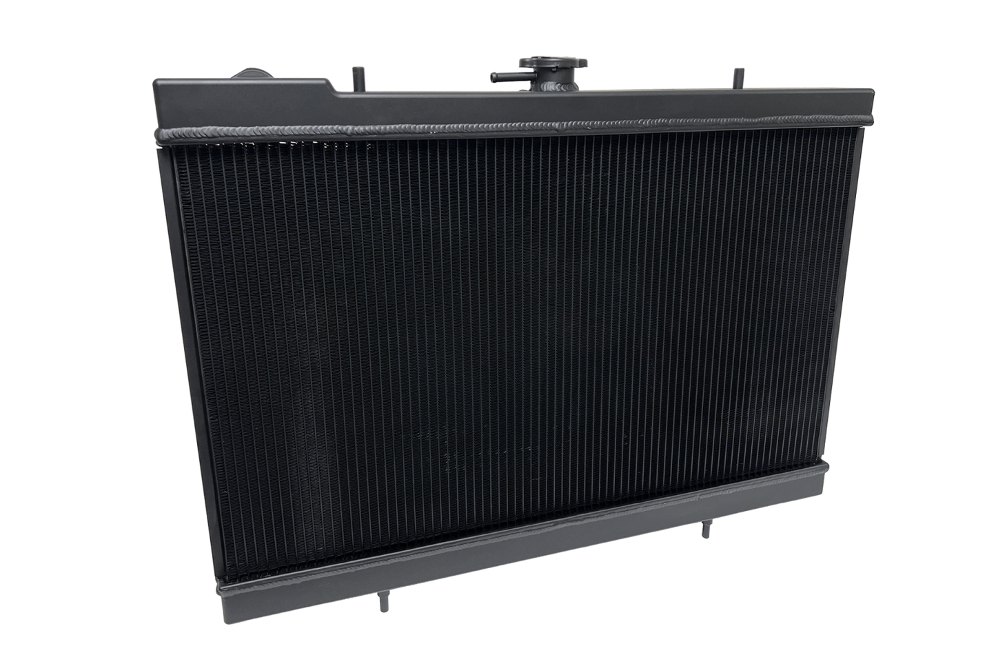 CSF Nissan R32 Skyline Full Billet Aluminum High-Performance Radiator Features -Satin Black Finish