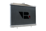 CSF Nissan R33 Skyline Full Billet Aluminum High-Performance Radiator Features - Raw Billet Aluminum Finish
