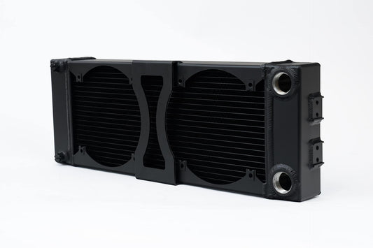 CSF Universal Tuck Radiators Black Finish for High-End Stealth Look