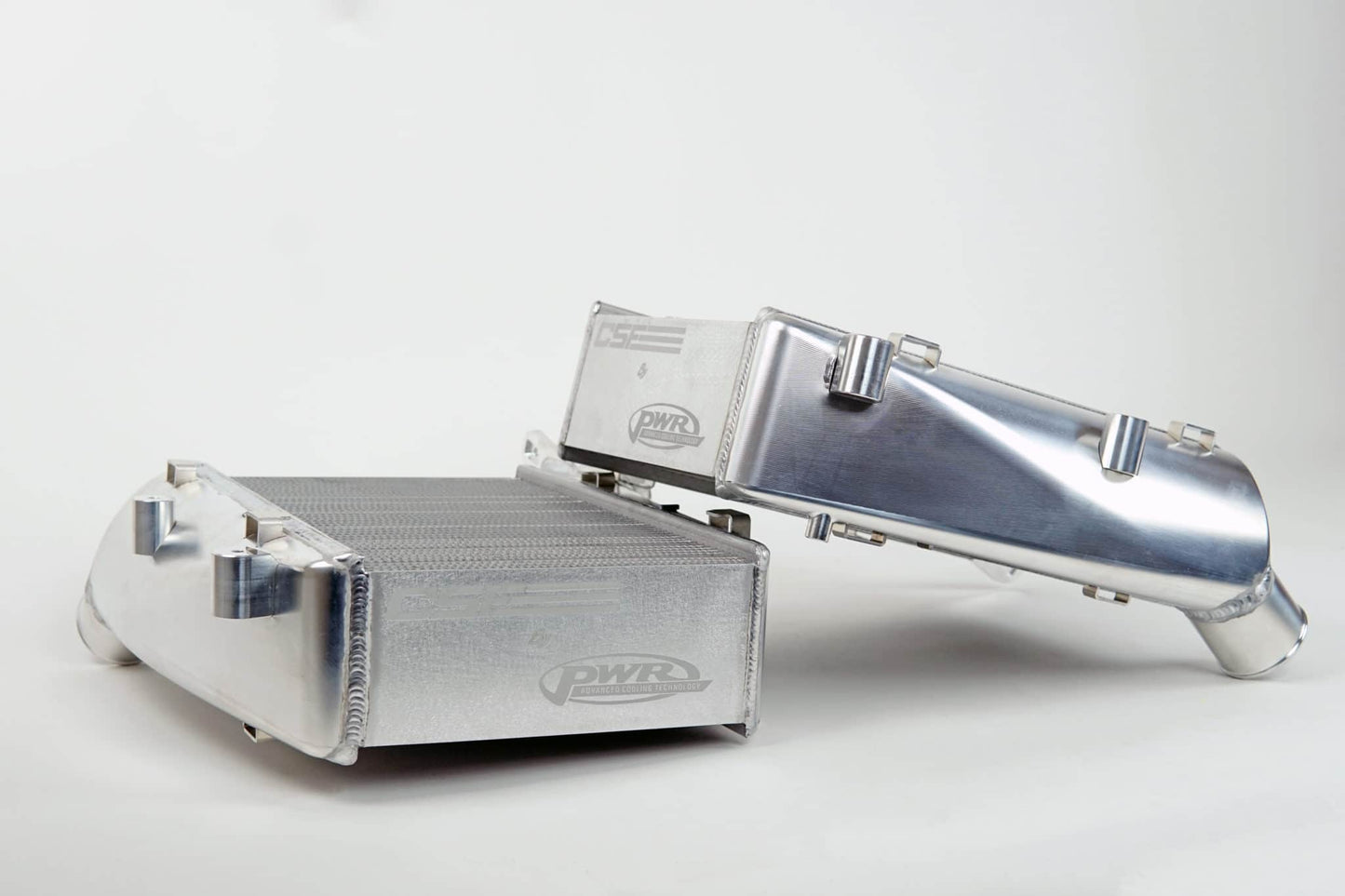 CSF High-Performance Intercooler System Features - Raw Billet Aluminum Finish