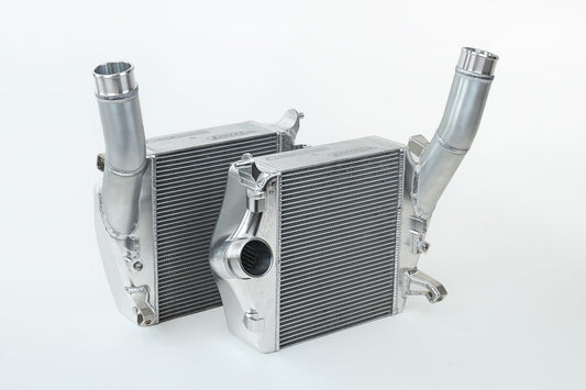 CSF High-Performance Intercooler System for Urus / RS Q8 / Cayenne 4.0L Turbo Features  – Raw Billet Aluminum