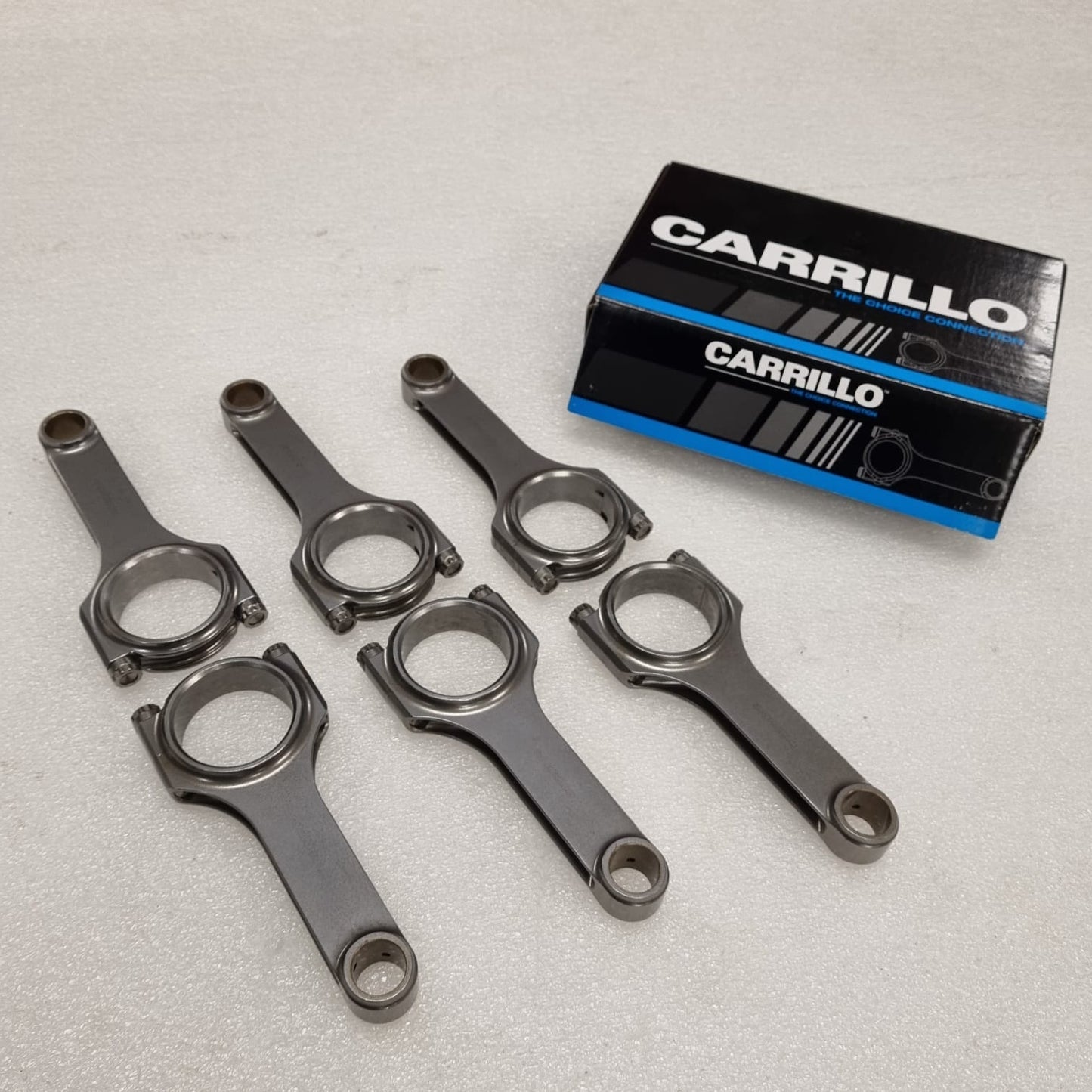 Carrillo Connecting Rods Set 2JZ 2JZ-GTE Toyota Supra MK4 TO-2JZ>-65590S- USED OPEN BOX