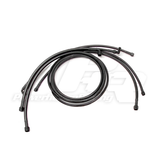 PHR SC300 E85 Fuel Line Kit
•Single -10 Feed
•-8 Return
•Black Braided Teflon Hose with black hose ends
•PHR Fuel Hanger
•Stock Intake Manifold
•FLEX FUEL