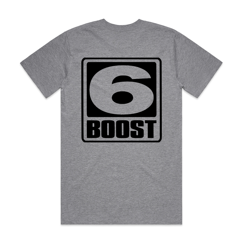 6Boost "Classic" Short Sleeve Tee - Grey